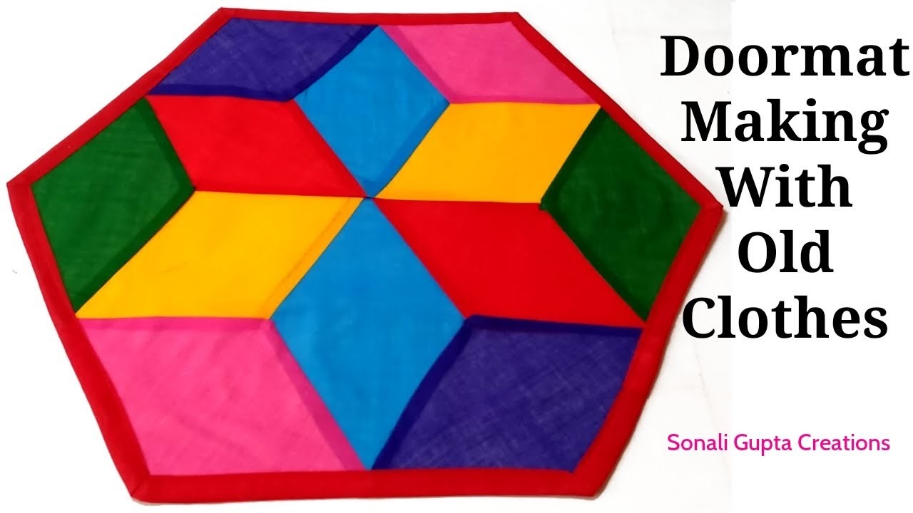 Doormat Making At Home.Door mat.DIY Doormat Idea.Paydan Banane Ka Tarika.How To Make Doormat At Home