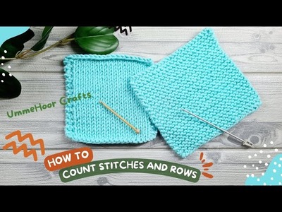 How to Count Stitches And Rows ????|Knitting Tutorial Series For Beginners| #10|  Urdu.Hindi