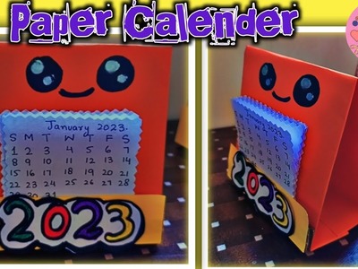How to make paper calendar | Calendar of 2023 | Easy calendar DIY paper craft