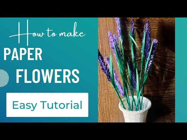 How To Make Paper Flower #easy Tutorial @ Opsii’s Craft Co