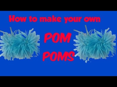 How to make your own pom poms tutorial l Easy craft l Zimrah's Glory In Arts