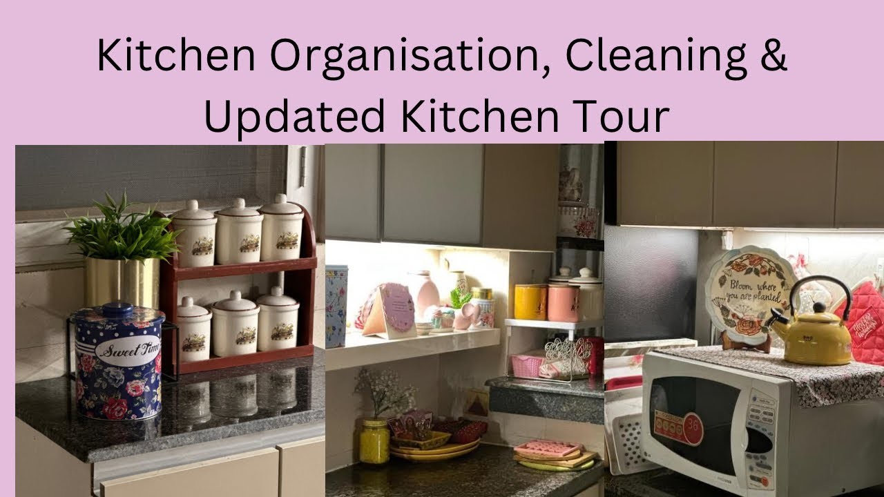 Kitchen Organising & Cleaning | Updated  Kitcehn Tour, New Dish Washer