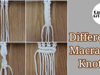 Macrame Basic Knots | Macrame Knots For Beginners | Different Macrame Knots | Easy Macrame Knots