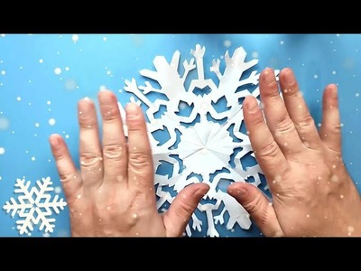 MAKE IT Paper snowflake tutorial Christmas craft ideas❄️