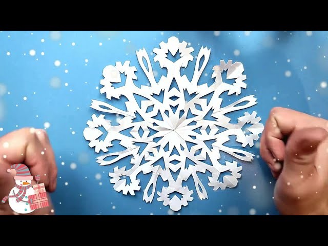 MAKE IT what to do for the new year Christmas craft idea Snowflake paper✅❄