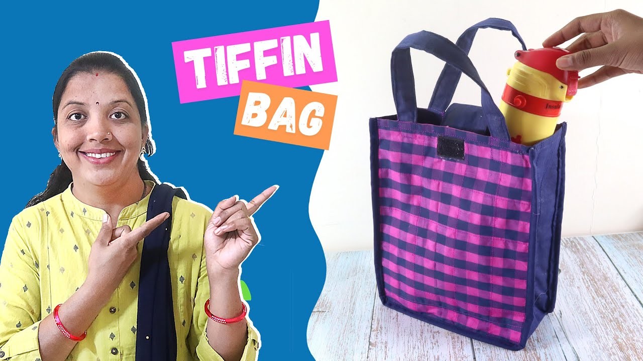 Most Useful Tiffin & Water Bag Sewing from Old Clothes l Sonali's Creations
