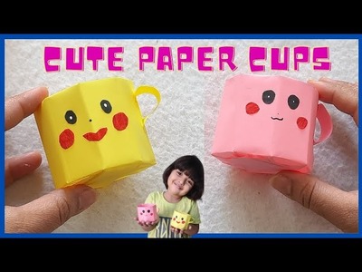 Origami paper gift making#paper Cups #paper pencil box tutorial #origami #papercraft