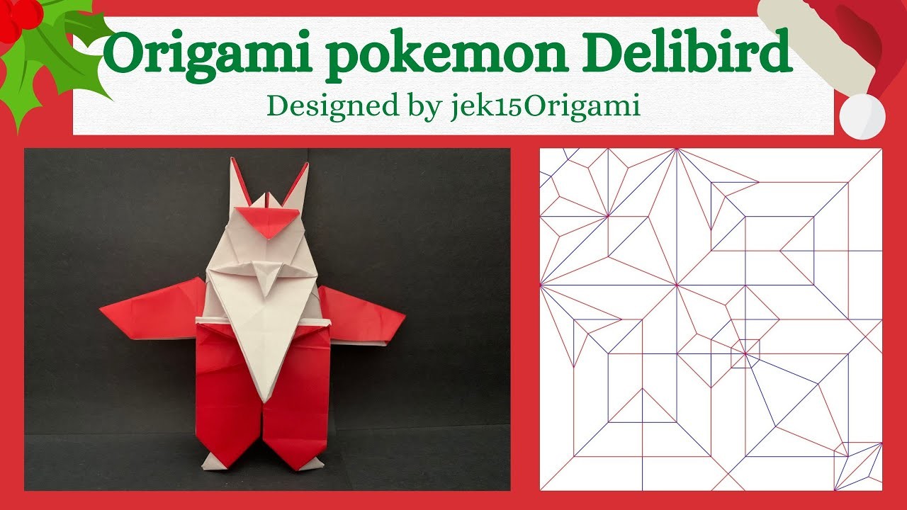 Origami Pokemon Delibird Tutorial