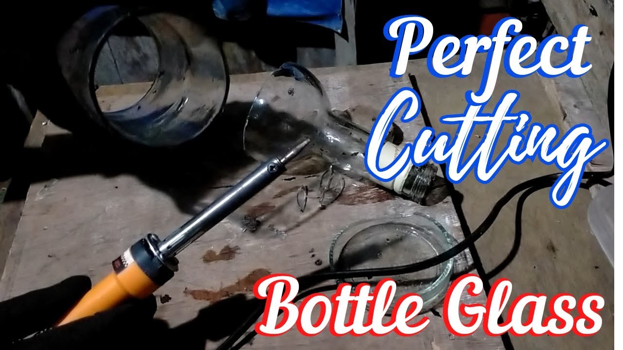 PERFECT GLASS CUTTING USING SOLDERING IRON