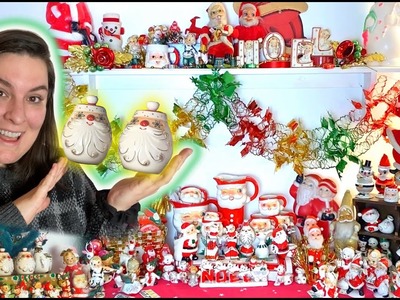 REVEALING My ENTIRE Vintage Christmas Ceramic Collection! MID CENTURY CHRISTMAS - HOLT HOWARD, NAPCO