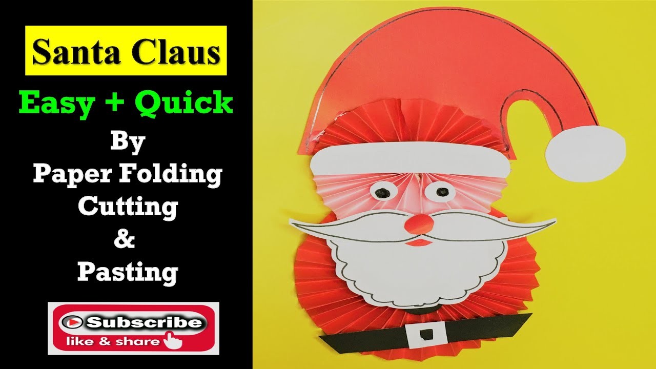 Santa Claus Easy  Christmas Craft 2022 | Santa Claus kaise bnaye