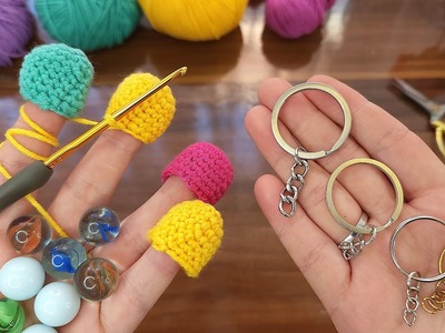 Wow! ????SUPER ! Sell as Many as you can weave????Easy Crochet gorgeous  Crochet Gift keychain pincushion