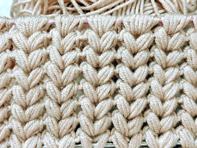Beautiful ???? Super Easy ????Tunisian Crochet Pattern for Beginners Online Tutorial*   #knittingnice