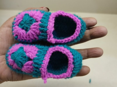 Crochet baby Booties (0to3) months.By Indiaknittingcompany ????
