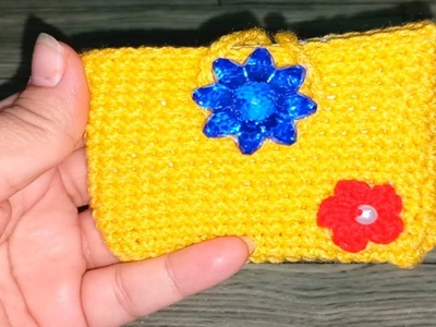 Crochet easy and simple purse tutorial  |Aaina Zubair #subscribe #crochet #purse