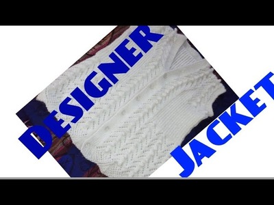 Designer jacket mai sui k saath double border bind off kase kren.