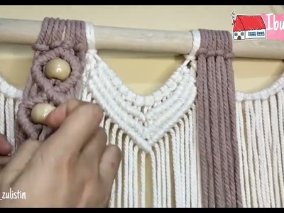 DIY I TUTORIAL MACRAME WALL HANGING I By IbuMedok