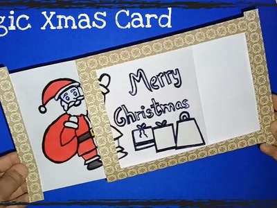 DIY Magic Card Xmas | Magic Santa Card | Magic Christmas Card | How To Make Magic Card For Christmas