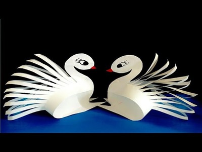 DIY paper Swan craft | kids craft | Easy paper craft | paper bird craft
