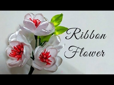 DIY Ribbon Flower Making Tutorial