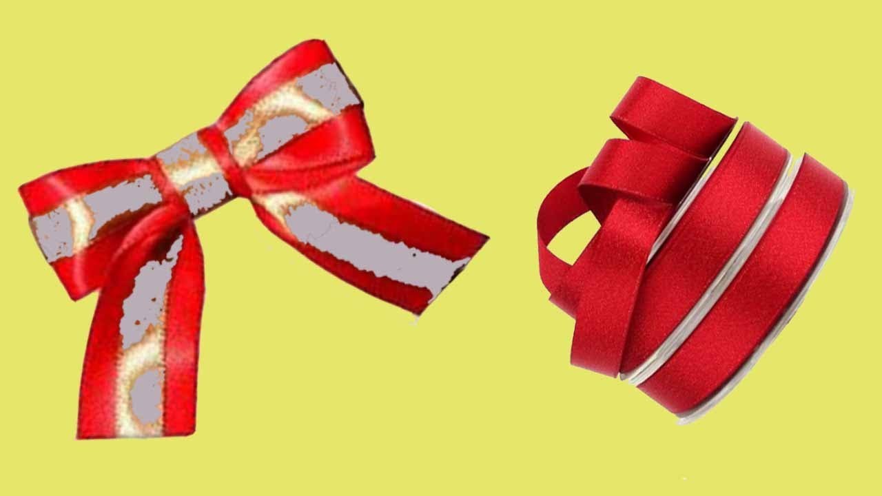 DIY Simple Ribbon Tie Tutorial