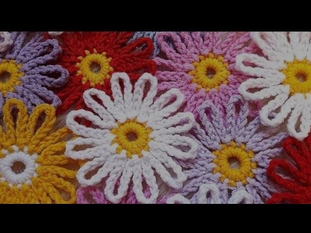 Diy tutorial easy corchet flower||how to make corchet flower