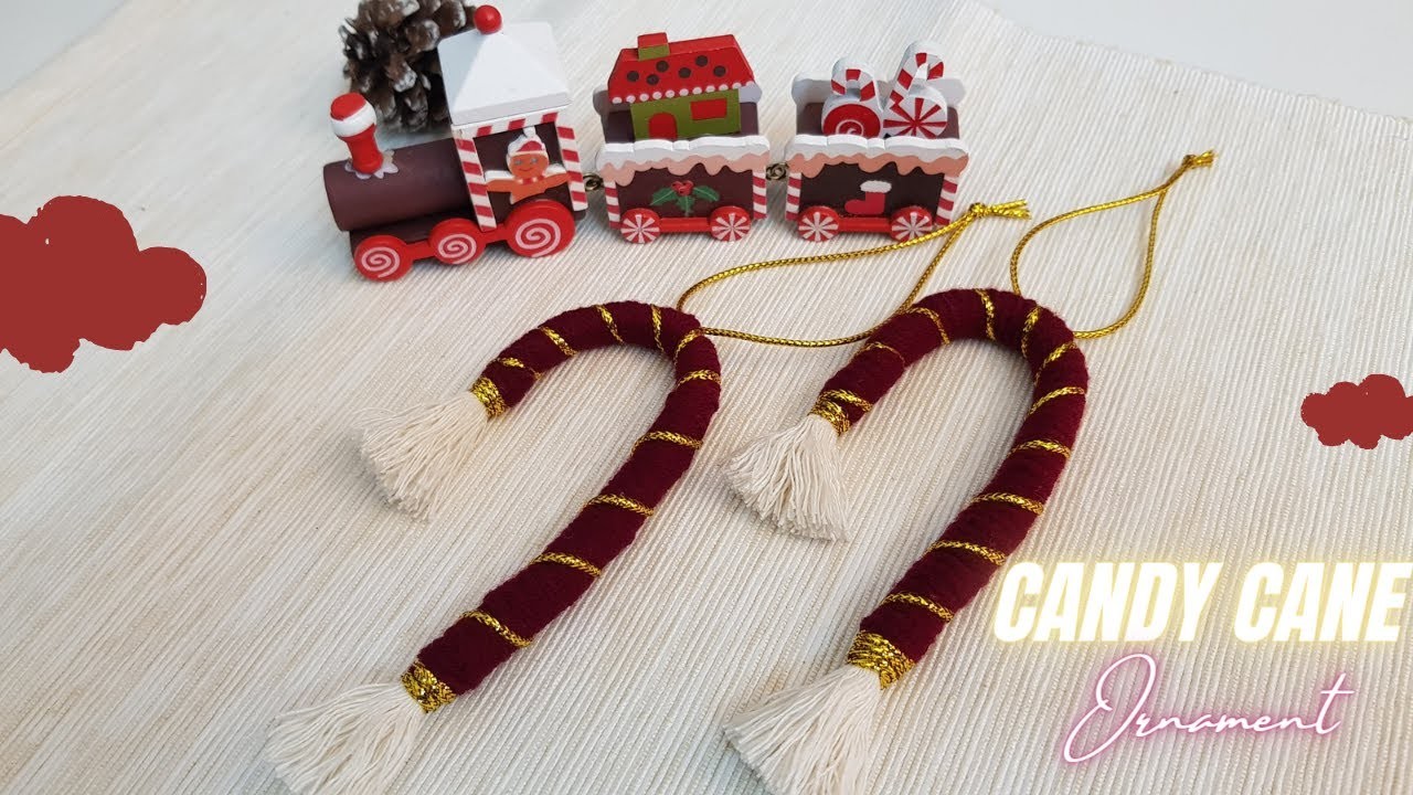 DIY Tutorial Ep 10 - Candy Cane Ornament