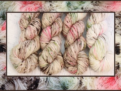 Dyepot Weekly #419 - Speckling Hawthorne DK for a Floral Colorway