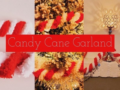 How to crochet a Candy Cane Garland for Christmas? Or make the garland with other colors.