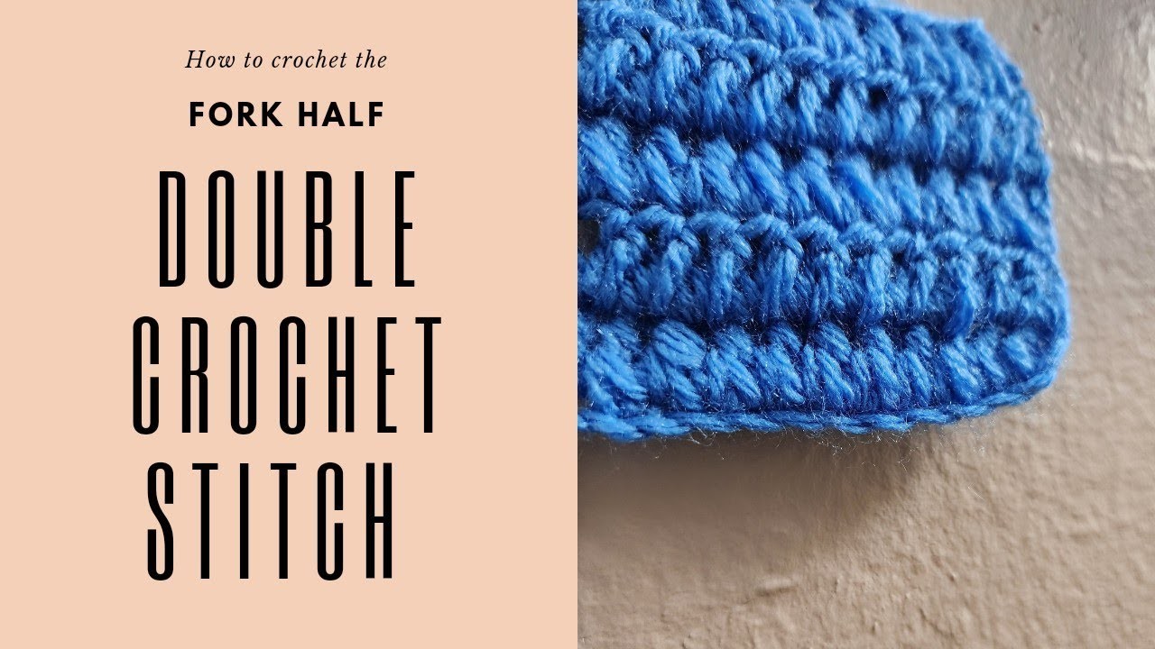 How to Crochet Fork Half Double Crochet | Easy Tutorial | Textured Stitch