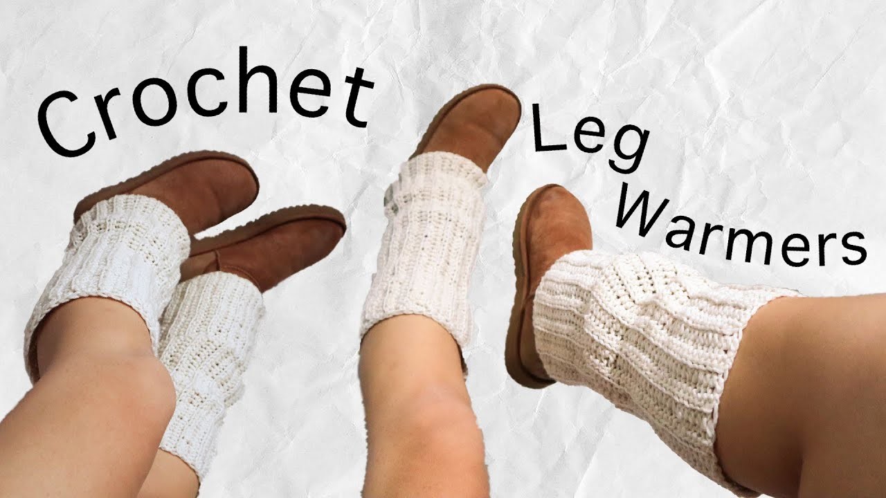 How to crochet leg warmers | beginner-friendly, perfect for winter, Pinterest inspired