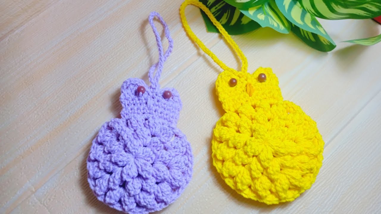 How to crochet owl keychain and envelope | crochet diy