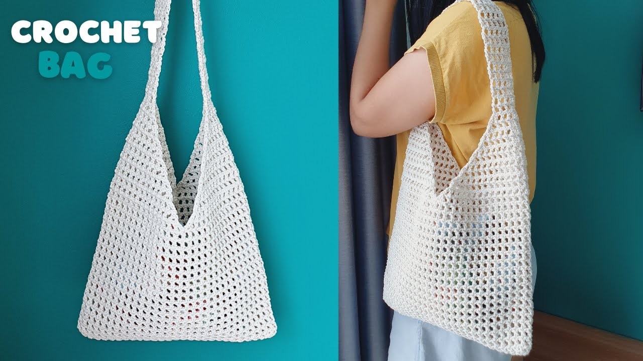 ????How to Crochet Shoulder Bag | I really love this crochet bag design | ViVi Berry Crochet