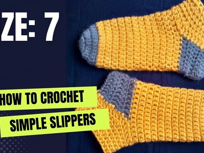 How To Crochet Slippers|Moja Bunne Tarika|#slippers #socks