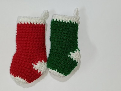 How to Crochet Stocking Christmas.Amigurumi Christmas Stocking. Crochet Christmas Ornaments