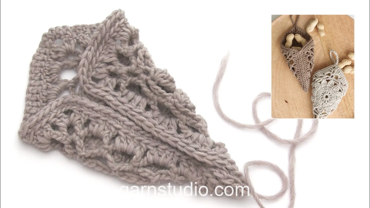 How to crochet the cornet in DROPS Extra 0-1587