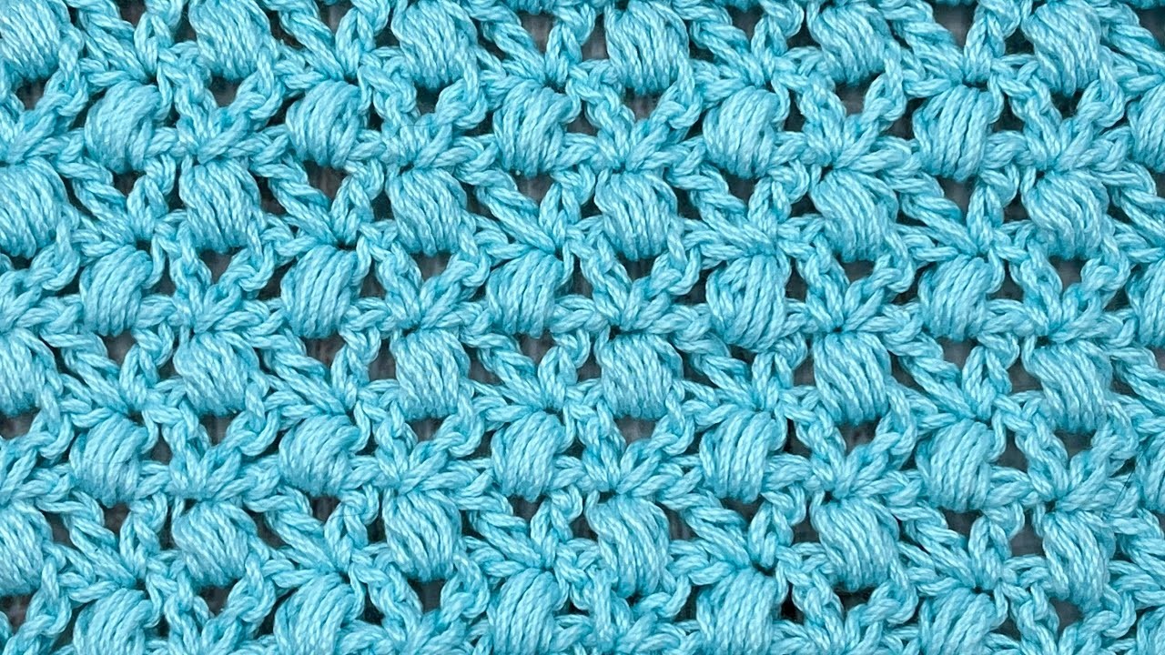 How to Crochet the Lace Clusters Stitch Video Tutorial