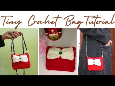 How To Crochet Wallet | Purse | Mini Sling Bag | Mungs World