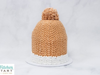 How to Decorate a Cake to Look Like a Knitted Hat