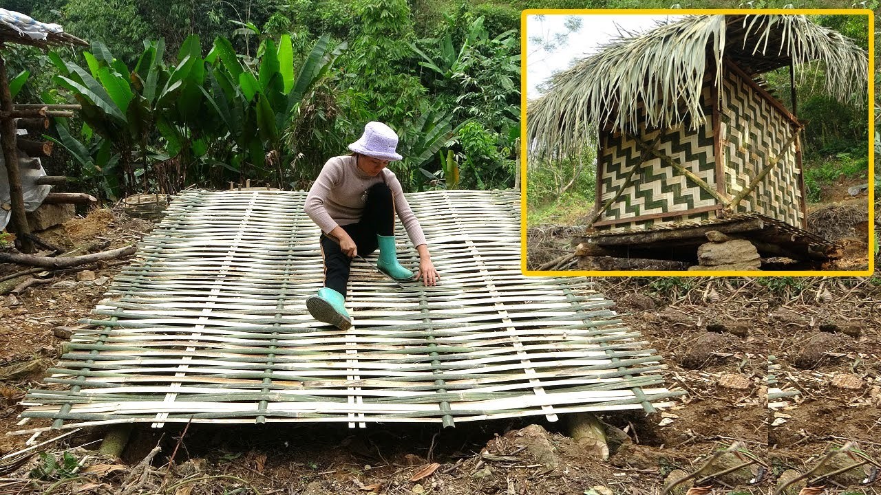 How To Knit Pieces of Bamboo into Bamboo House