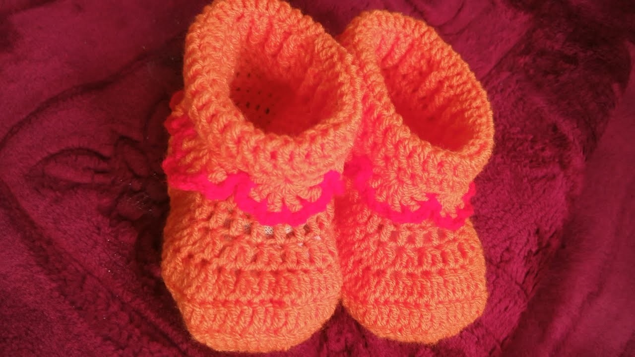 How to make crochet baby girl  shoes|happy new year| shoes ful video urdu@crochetlearningurdu2409