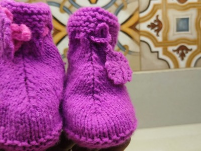 Knitting baby Booties.By Indiaknittingcompany ????(0to12)months