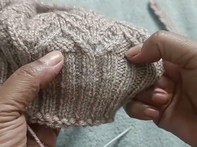 Knitting Ladies Jacket Design (part -1) Radhey Radhey.