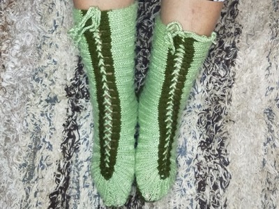 Knitting Long Thumb Socks for Girls and Ladies