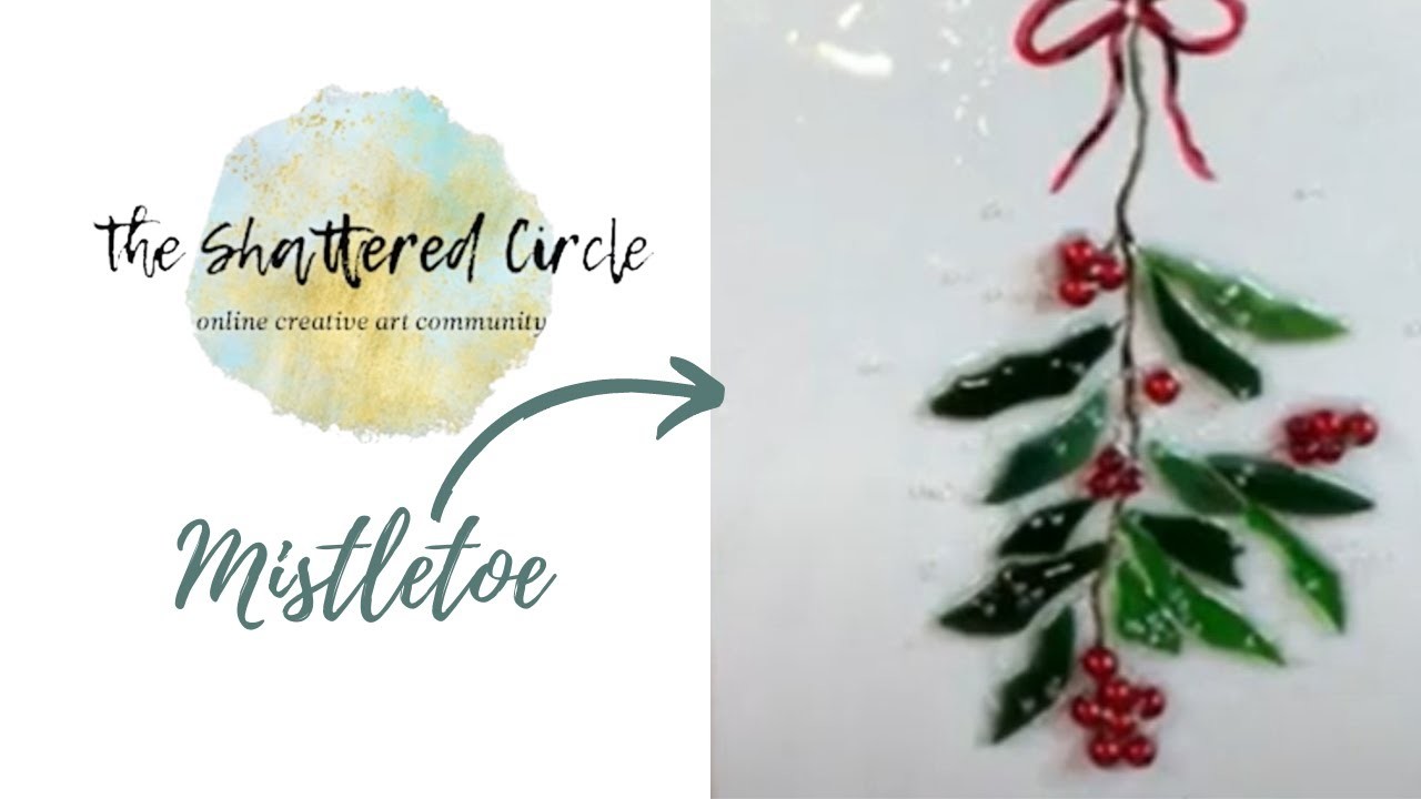 Mistletoe (Glass & Resin Art Tutorial)