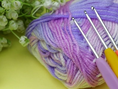 Most beautiful & Very Easy Crochet pattern! Crochet stitch. You Should try it!