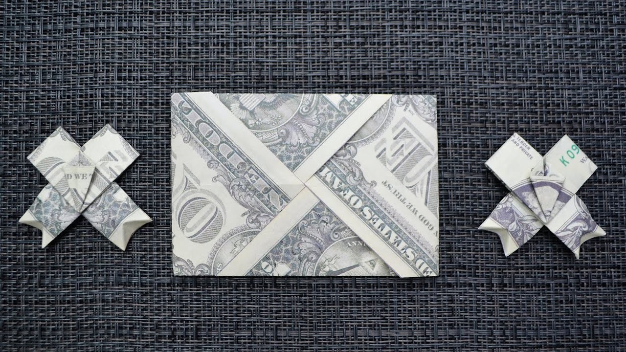 My MONEY ENVELOPE WITH THE BOW | Dollar Origami | Tutorial DIY by NProkuda