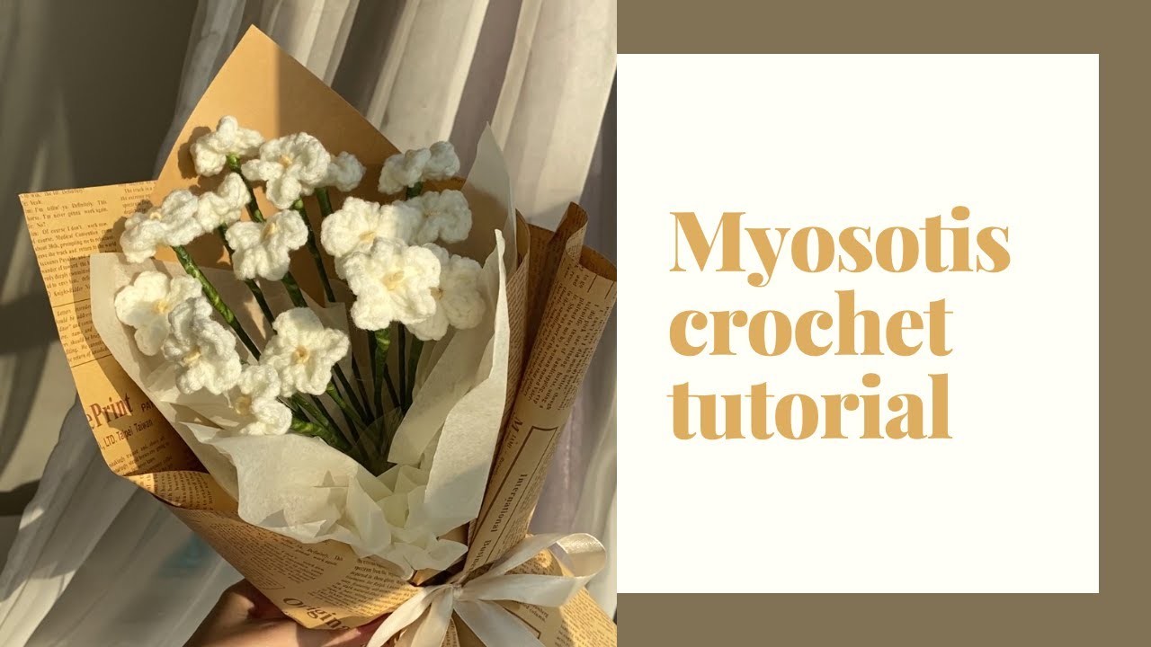 Myosotis crochet tutorial
