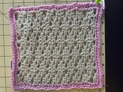 Sampler Square Afghan- Spider Stitch