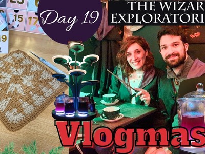VLOGMAS Day19 - Crochet Society Advent Calendar Day 19 | Afternoon Tea at the Wizard Exploratorium